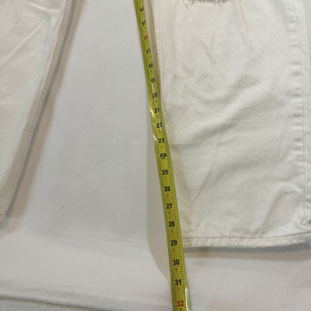 Levi's SilverTab Jeans Women's 30x31 White '94 Baggy Distressed Y2K Straight Leg - Picture 9 of 12